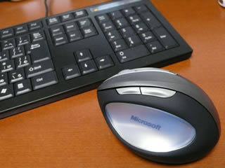 新しいマウスとキーボード。